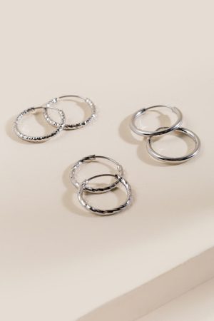 Reema Huggie Hoops Set