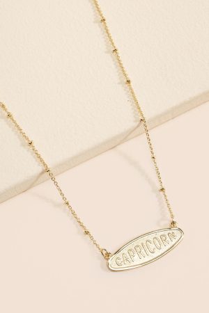 Capricorn Pendant Necklace