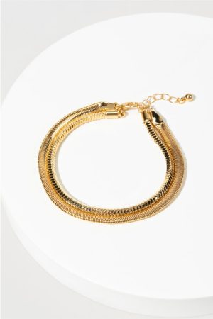 Rachelle Snake Chain Layered Bracelet