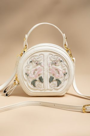 Jessie Round Floral Crossbody Bag