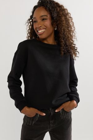 Melinda Embellished Back Heart Sweatshirt