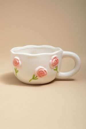 Pink Rose Mug