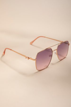 Debora Square Aviator Sunglasses