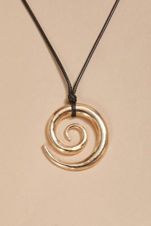 Judy Swirl Pendant Necklace