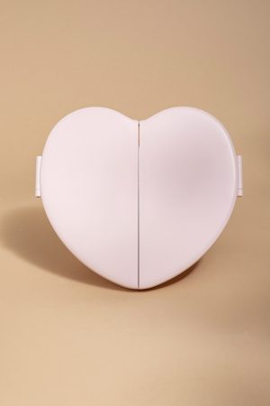 Light Up Heart Travel Mirror
