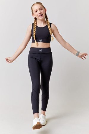 Hello Franki Sport Black Leggings for girls