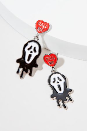 Call Me Scream Small Drop Earrings