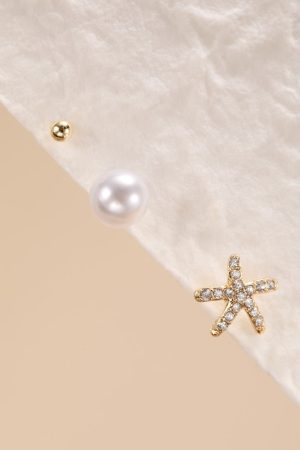Donna Starfish Stud Earring Set