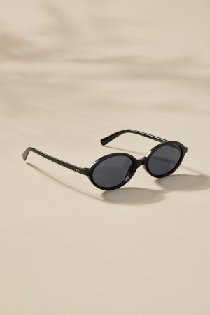 Alanna Slim Oval Sunglasses