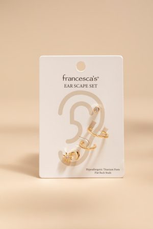 Dara Celestial Ear Scare Earring Set