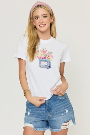 Sardine Floral Graphic Tee