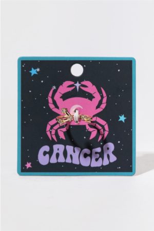 Zodiac Constellation CZ Ring