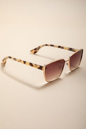 Katy Cat Eye Animal Pattern Sunglasses