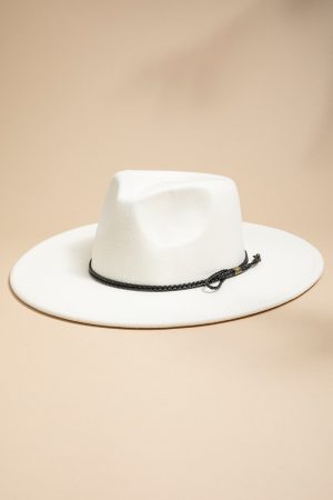 Nina Arrow Band Western Panama Hat