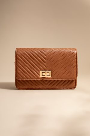 Miranda Mini Chevron Crossbody Handbag