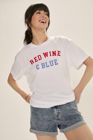 Red Wine And Blue Graphic Tee
