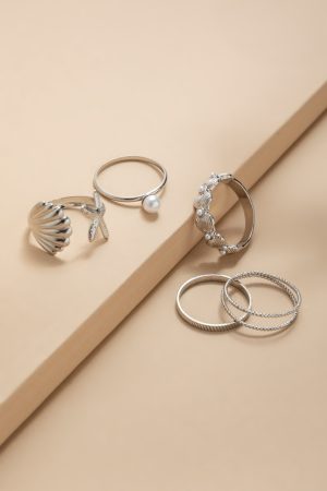 Jane Starfish Ring Set