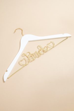 Golden Bride Clothes Hanger