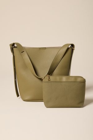 Dixie Faux Leather Tote Bag