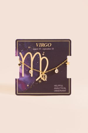 Zodiac Charm Drop Bracelet