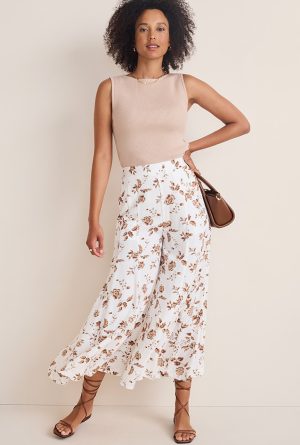 Ines Floral Wide Leg Pants