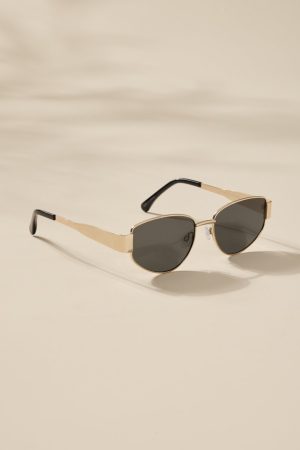 Monroe Metal Frame Oval Sunglasses