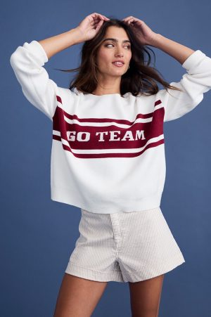 Go Team Pullover Sweater