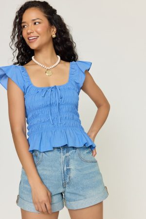 Nicky Cuffed Denim Shorts