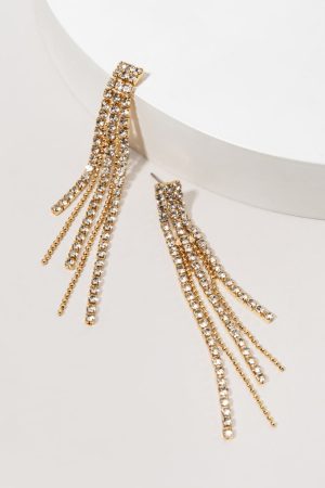 Ella Cupchain Linear Earrings