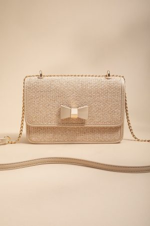 Stella Rattan Crossbody Bag
