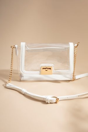 Malvina Clear Crossbody Handbag