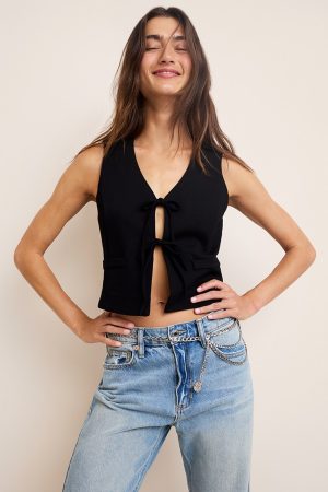 Jody Tie Front Vest