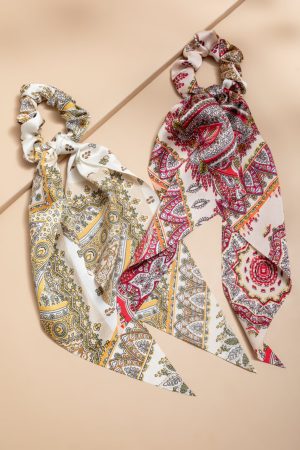 Patrice Ponytail Scarf Scrunchie Set