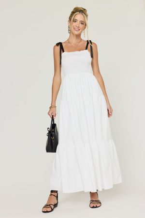 Wanda Smocked Tiered Maxi Dress
