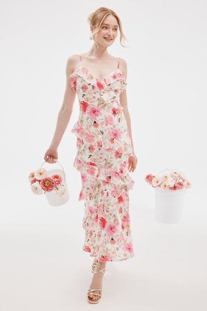 Nora Ruffle Maxi Dress