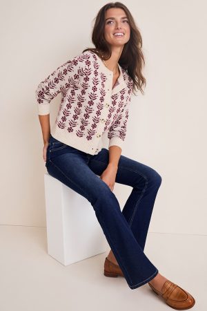 Lea Floral Button Down Cardigan