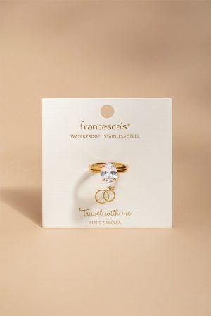 Travel With Me Gold Ring Set