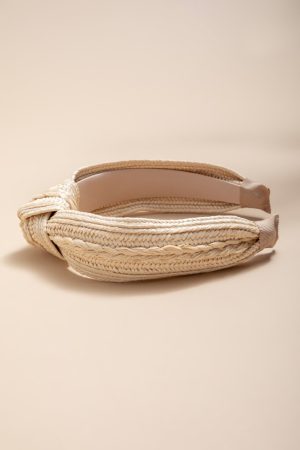 Andy Straw Top Knot Headband