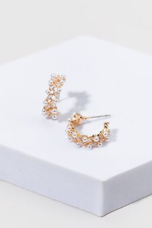 Sophie Pearl Hoops