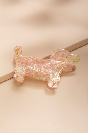 Dachshund Marbled Hair Claw