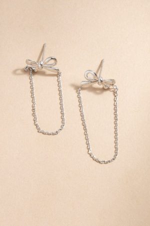 Ariana Chain Loop Stud Earrings