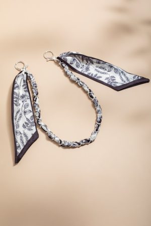 Layla Satin Scarf Bag Charm