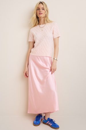 Stella Satin Maxi Skirt